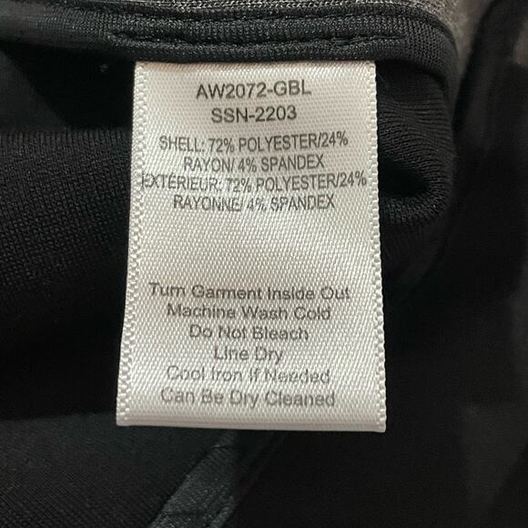 NWT ATM Anthony Thomas Melillo Woven Sleeveless Shift Dress - Black/Gray - M - Picture 9 of 13